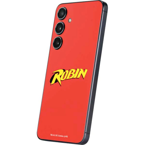 DC Comics Robin Official Logo Galaxy S25 Skin